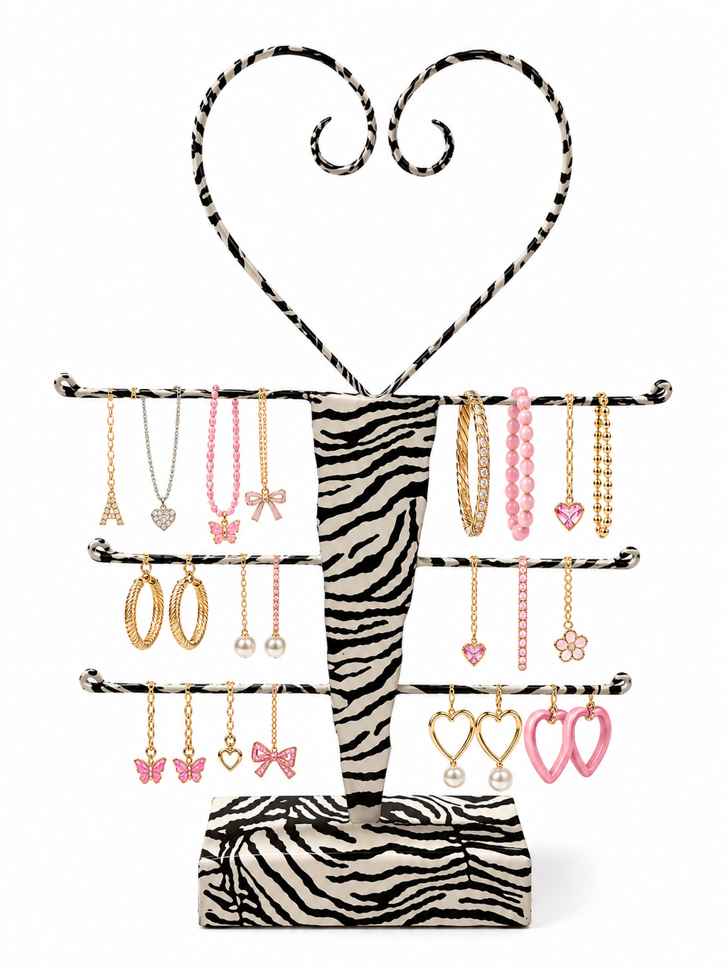 Zebra Jewelry Stand