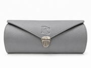 Jewelry Wardrobe Bag | Genuine  Grey Pebble Leather
